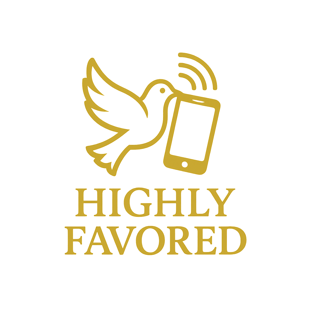 Highly Favored logo chip